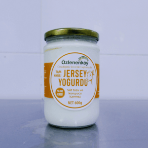 600 Gram Cam Kavanoz Tam Yağlı Jersey Yoğurdu