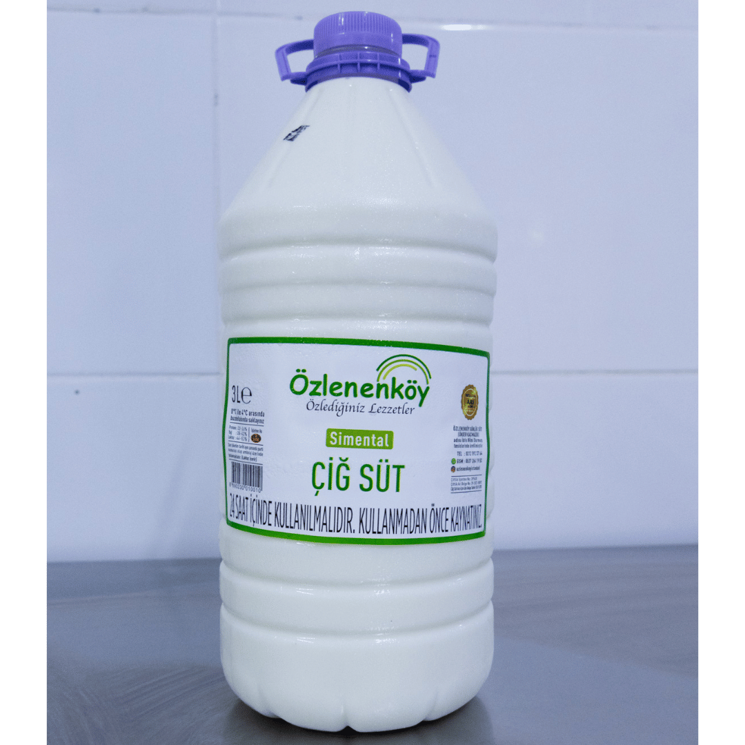 3 Litre Simental Çiğ Süt